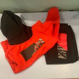 Boys Puma Athletic Hoodie and Sweatpants size 4 Black & Red